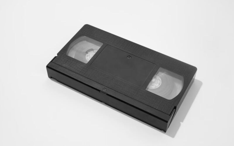 Cassette Mini-DV et cassette VHS